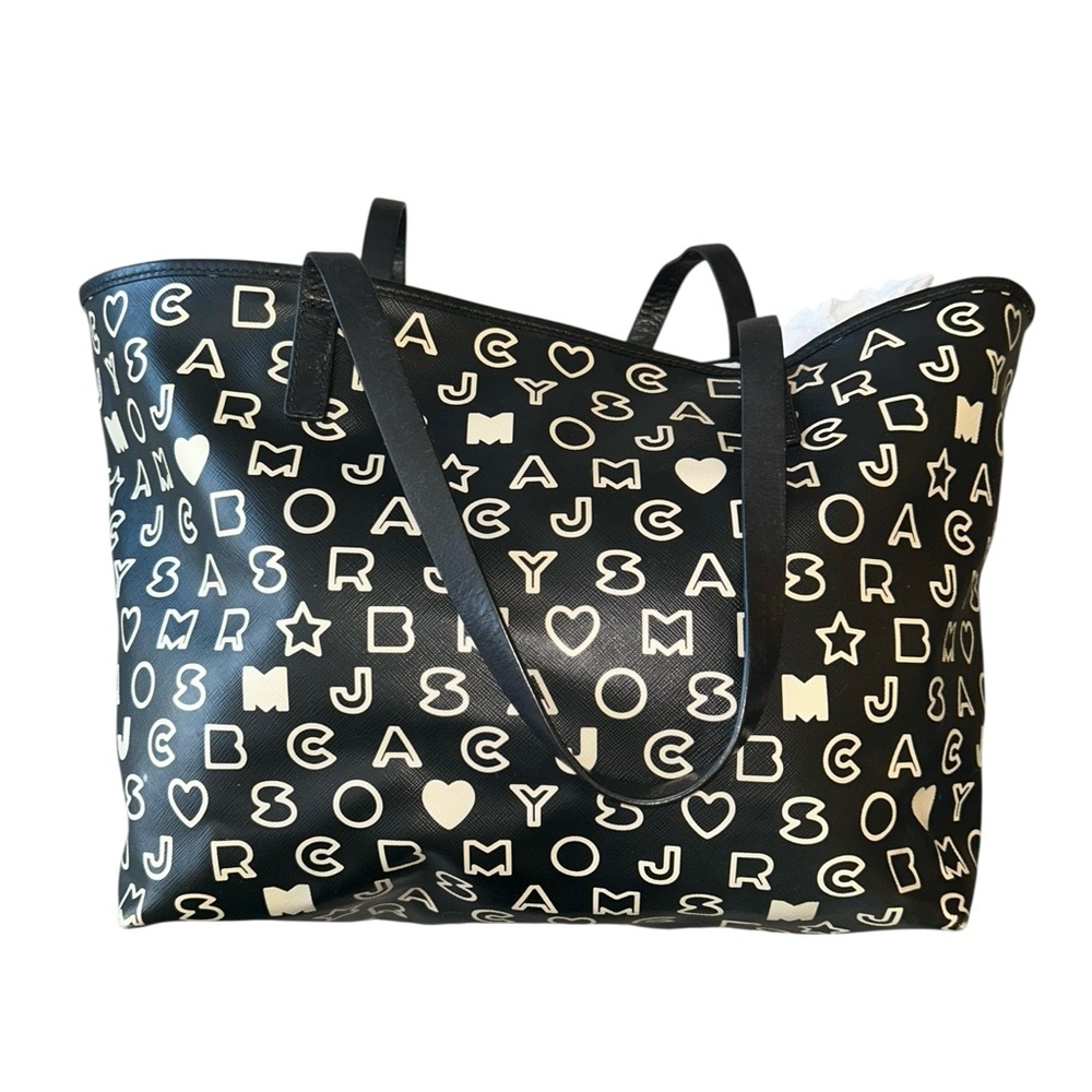 Marc Jacobs Black and White Monogram Purse